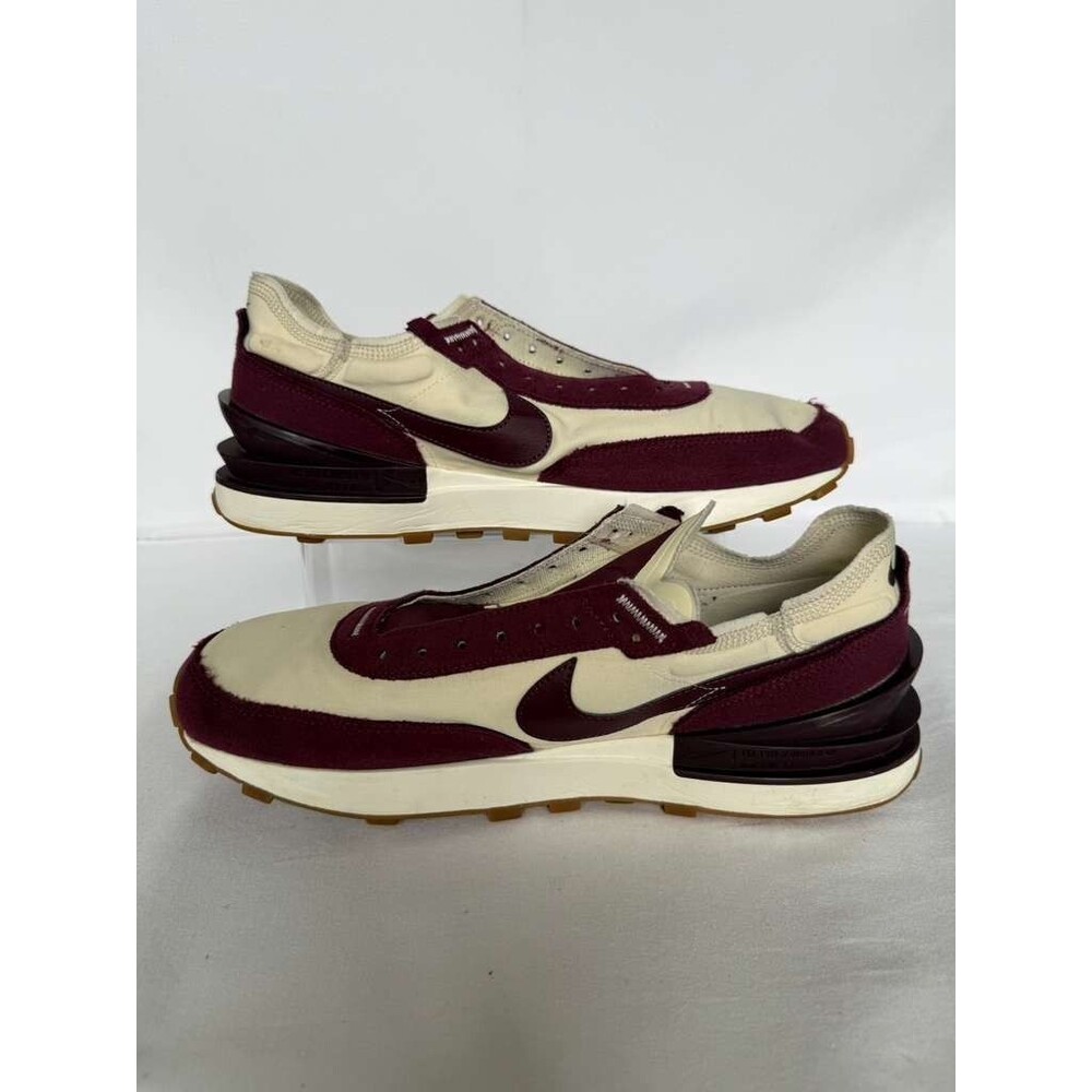 Nike Waffle One SE Coconut Milk Night Maroon Athletic Sneaker Men’s US 12